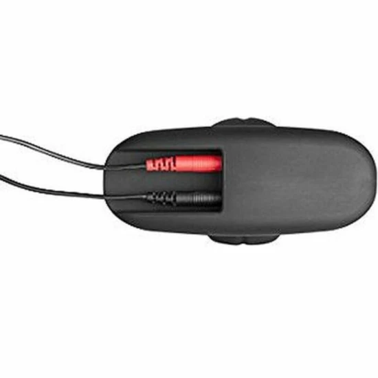 Jucărie tip dop anal din silicon, Negru