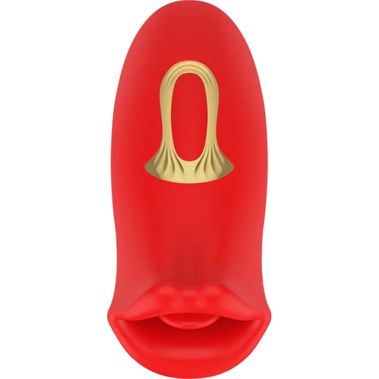 Stimulator clitoridian vibratoare și mușcător din silicon, negru