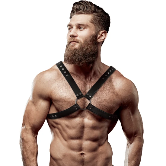 Ham Submisiv, Cross Chest, Negru