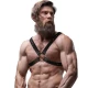 Ham Submisiv, Cross Chest, Negru
