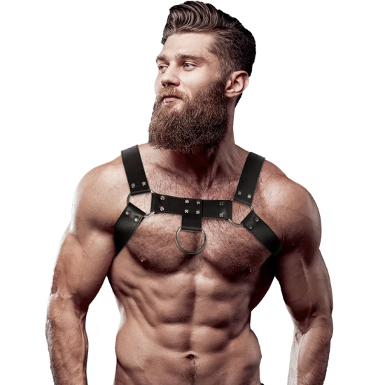 Harness Eco-Leather - Adaptabil, Negru, Unic
