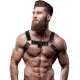 Harness Eco-Leather - Adaptabil, Negru, Unic