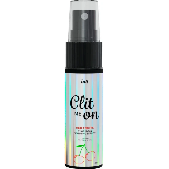 INTT - Spray pentru stimulare clitoridiană, cu fructe roșii, 12 ml