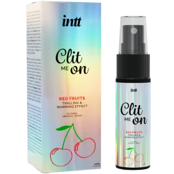 INTT - Spray pentru stimulare clitoridiană, cu fructe roșii, 12 ml