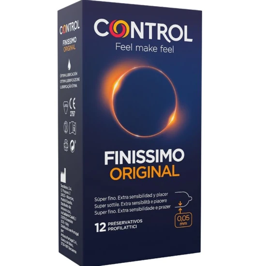 CONTROL - Prezervative Finissimo, 12 bucăți