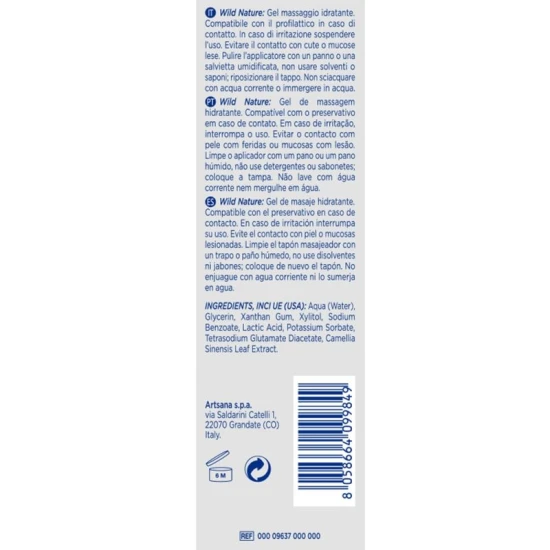 Gel de Masaj Wild Nature 3 în 1 - 200ml