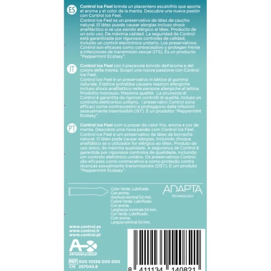 CONTROL - Prezervative Tip Produs, Verde