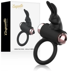 Inel Vibrator Coquette Chic Desire - Negru/Auriu