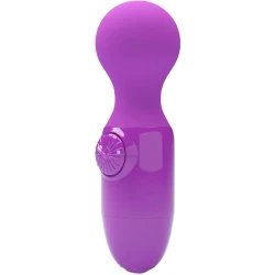 Mini vibrator personal din silicon, mov