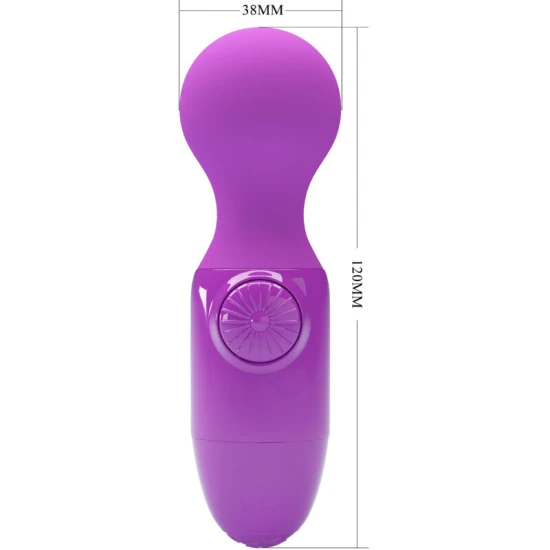 Mini vibrator personal din silicon, mov