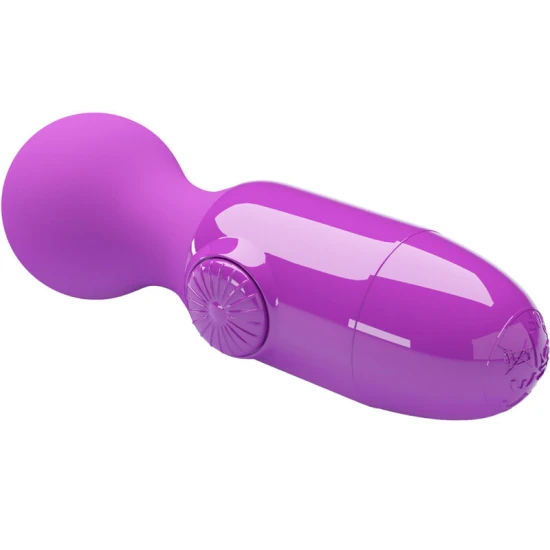 Mini vibrator personal din silicon, mov