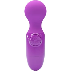 Mini vibrator personal din silicon, mov