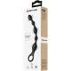 Vibrator anal cu bile, 10 moduri, silicon, Negru