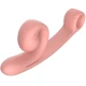 Vibrator Curbat - Ergonomic, Peach, Mărime Unică