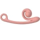 Vibrator Curbat - Ergonomic, Peach, Mărime Unică