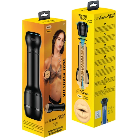 Set PowerBlow & FeelVictoria Mouth Stroker, Iunie Victoria