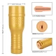 Masturbator tip tub natural (original)