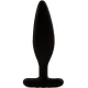 Vibrator tip plug anal, Negru