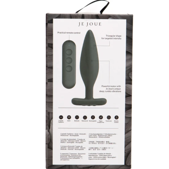 Vibrator tip plug anal, Negru