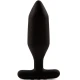 Vibrator plug anal, Onyx, Negru