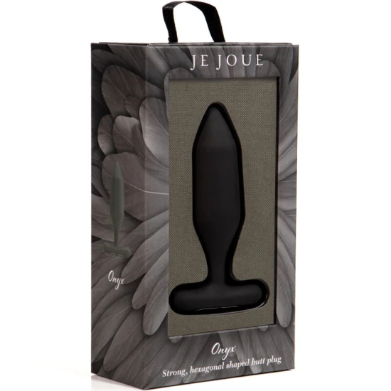 Vibrator plug anal, Onyx, Negru