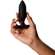 Vibrator plug anal, Onyx, Negru