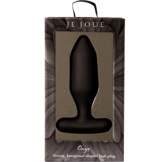 Vibrator plug anal, Onyx, Negru