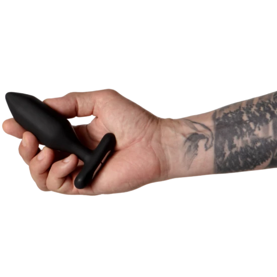 Vibrator plug anal, Onyx, Negru