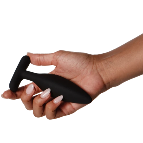 Vibrator tip plug anal, Negru