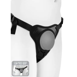 Body Dock Elite Mini - ham tip strap-on, negru