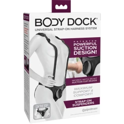 Hamuri tip body pentru strap-on, Body Dock, Negru