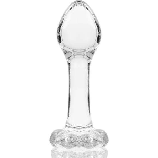 Plug Anal Nebula Series - Borosilicat, Transparent, 11 cm