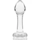 Plug Anal Nebula Series - Borosilicat, Transparent, 11 cm