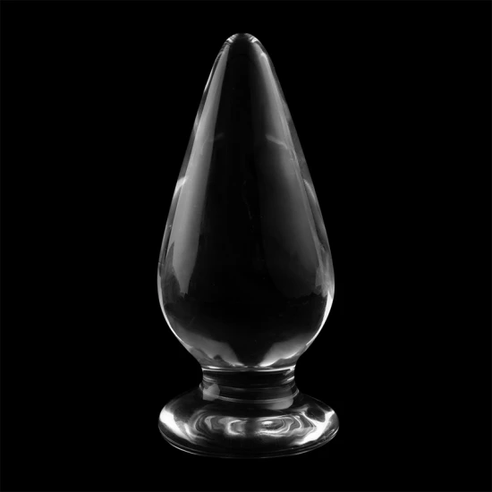 Plug Anal Nebula Series Model 4 - Sticlă Borosilicată, Clar, 11 cm -O- 5 cm