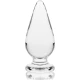 Plug Anal Nebula Series Model 4 - Sticlă Borosilicată, Clar, 11 cm -O- 5 cm