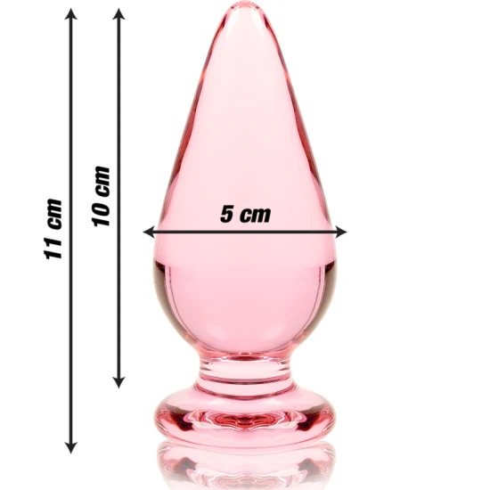 Plug Anal Nebula Series by Ibiza - Model 4, Roz, 11 cm -O- 5 cm