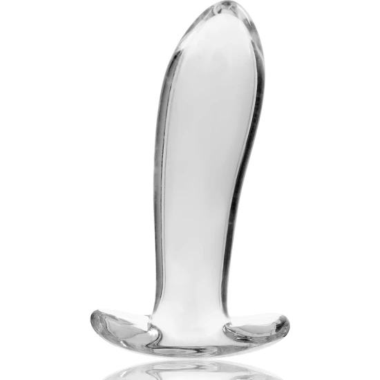 Plug Anal Nebula Series Model 5 - Borosilicat, Clar, 12.5 cm -O- 3.5 cm