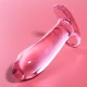 Plug Anal Nebula Series Model 5 - Sticlă Borosilicată, Roz, 12.5 cm