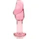 Plug Anal Model 6 - Borosilicate Glass, Roz, 12.5 cm