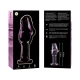 Plug Anal Model 6 - Borosilicate Glass, Roz, 12.5 cm