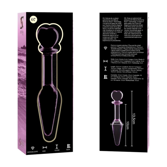 Plug Anal Nebula Series - Model 7, Roz, 13.5 cm