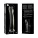Dildo Nebula Series Model 8 - Borosilicat, Transparent, 14.5 cm