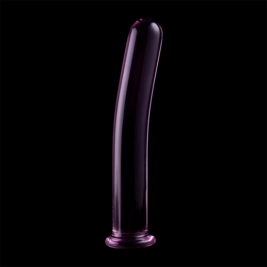 Dildo Nebula Series Model 8 - Borosilicate Glass, Roz, 14.5 cm