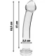Dildo Nebula Series Model 11 - Borosilicat, Transparent, 16 cm