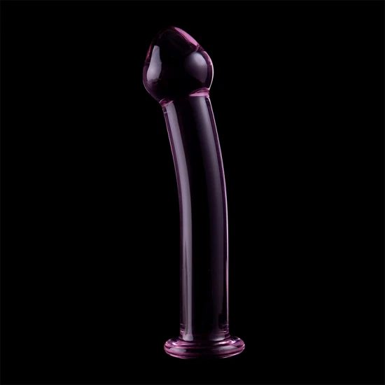 Dildo Luxos din Sticlă Borosilicată Roz
