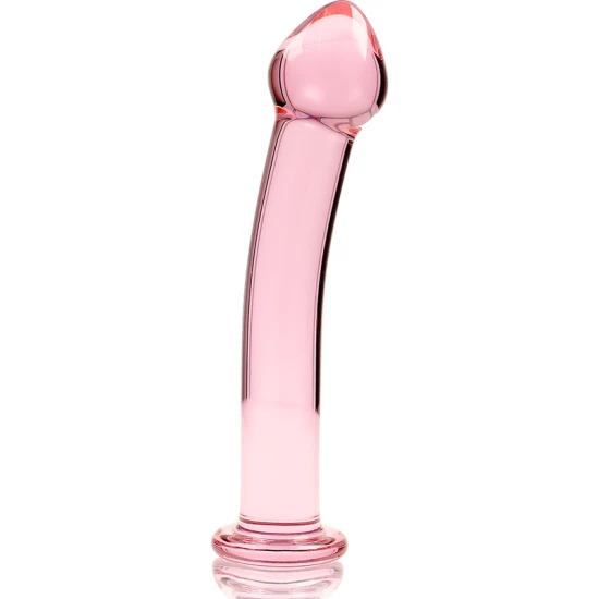 Dildo Luxos din Sticlă Borosilicată Roz