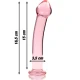 Dildo Luxos din Sticlă Borosilicată Roz
