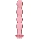 Dildo Nebula Series Model 10 - Borosilicate Glass, Roz, 16.5 cm