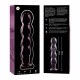 Dildo Nebula Series Model 10 - Borosilicate Glass, Roz, 16.5 cm
