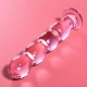 Dildo Nebula Series Model 10 - Borosilicate Glass, Roz, 16.5 cm
